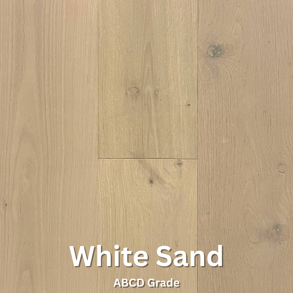 Floorest - 7 1/2 X 3/4 - White Oak "White Sand" - Engineered Hardwood ABCD Grade - 23.81 Sf/B